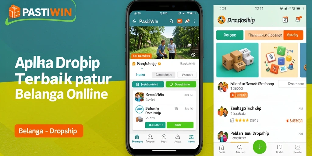 Antarmuka PASTIWIN yang memudahkan transaksi dropship.