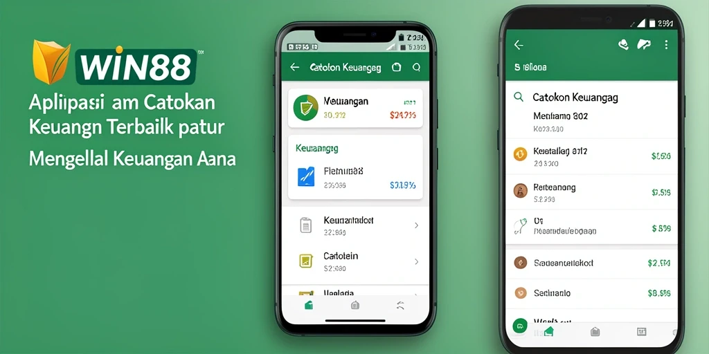 Tampilan antarmuka WIN88 yang memudahkan pencatatan keuangan.